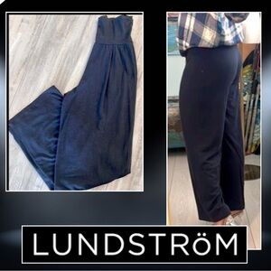 Lundstrom,Canada, Sinfully Soft,Pull-On,Stretch Palazzo Pants,Soft Black,Size 6